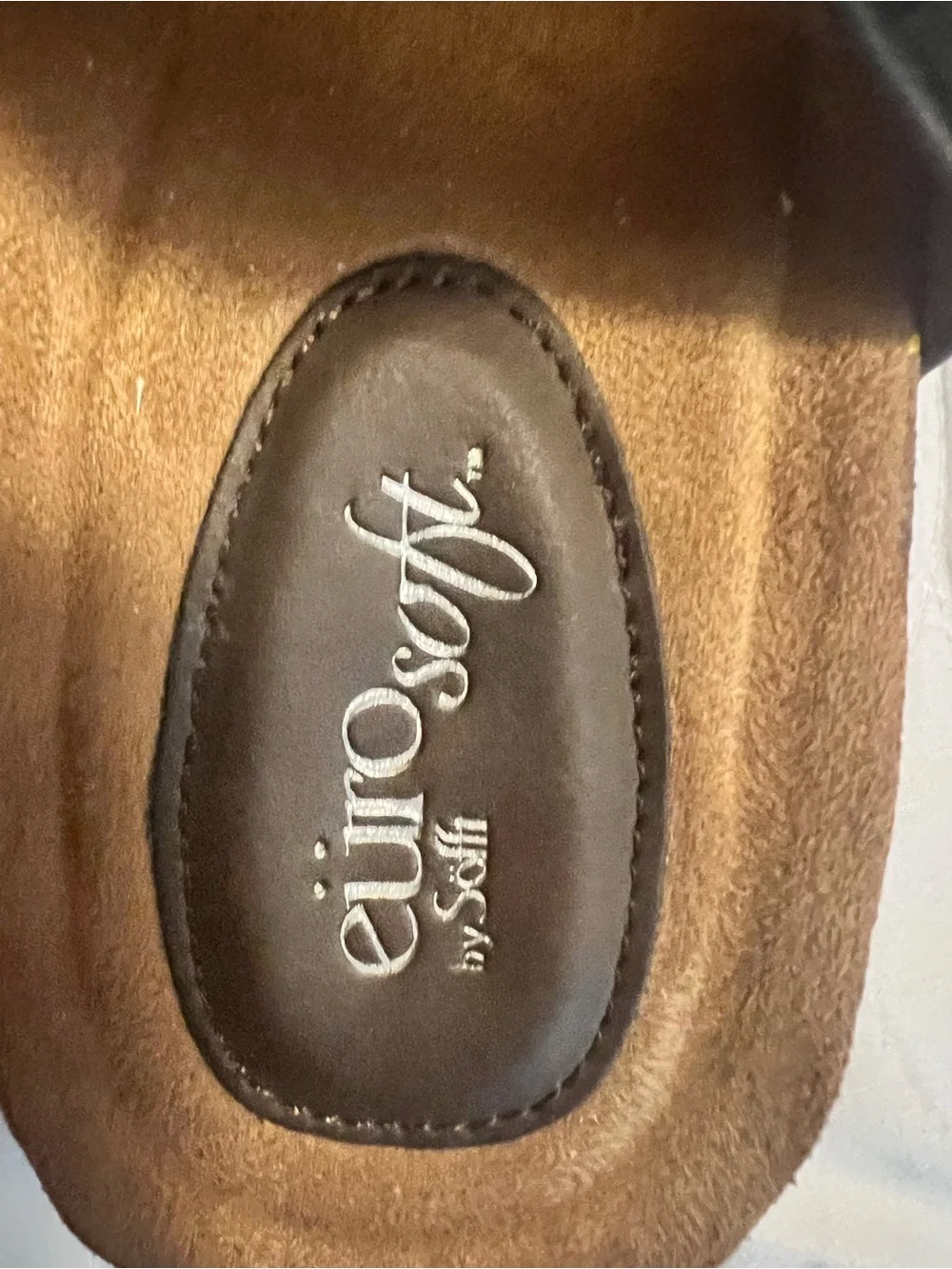 Women's Brown Crossover Buckle Slide Sandals